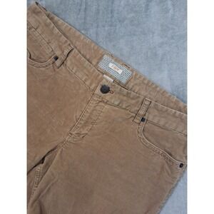 J Crew Womens 33R 35x 31.5 Corduroy Tan Brown Casual Office Bootcut Pants